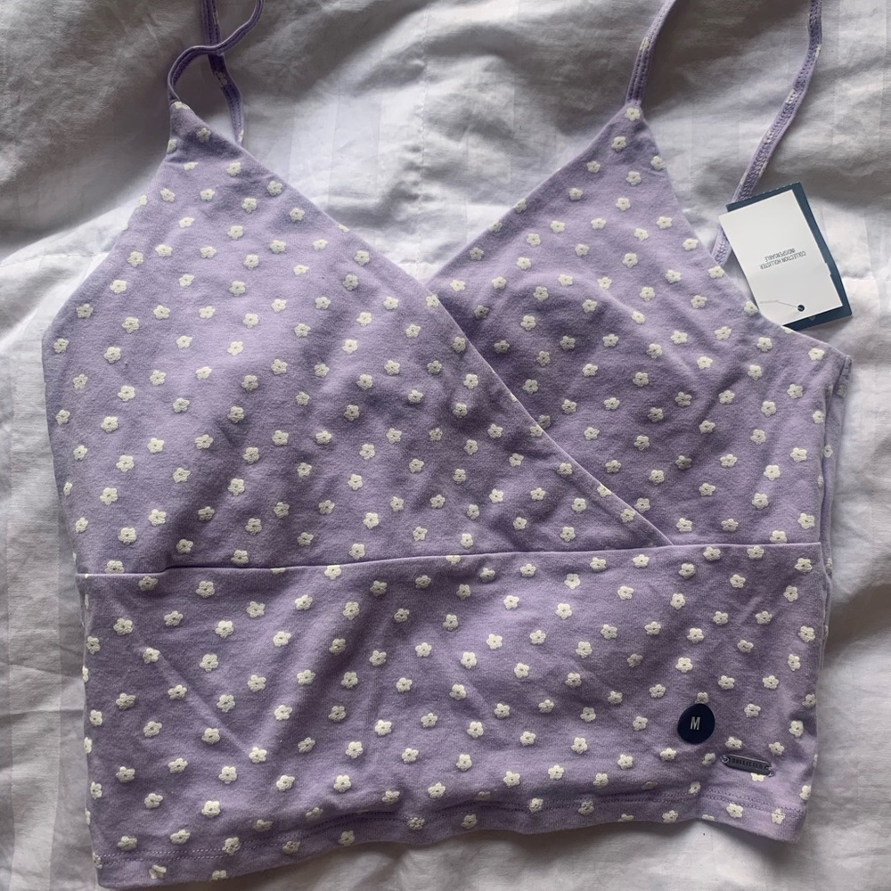 Purple tank top from Hollister
